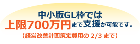 経営改善計画策定費用の2/3まで支援する制度ができました